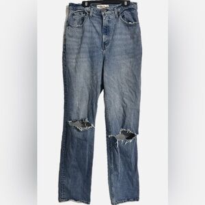 Abercrombie & Fitch 90s Straight Ultra High Rise